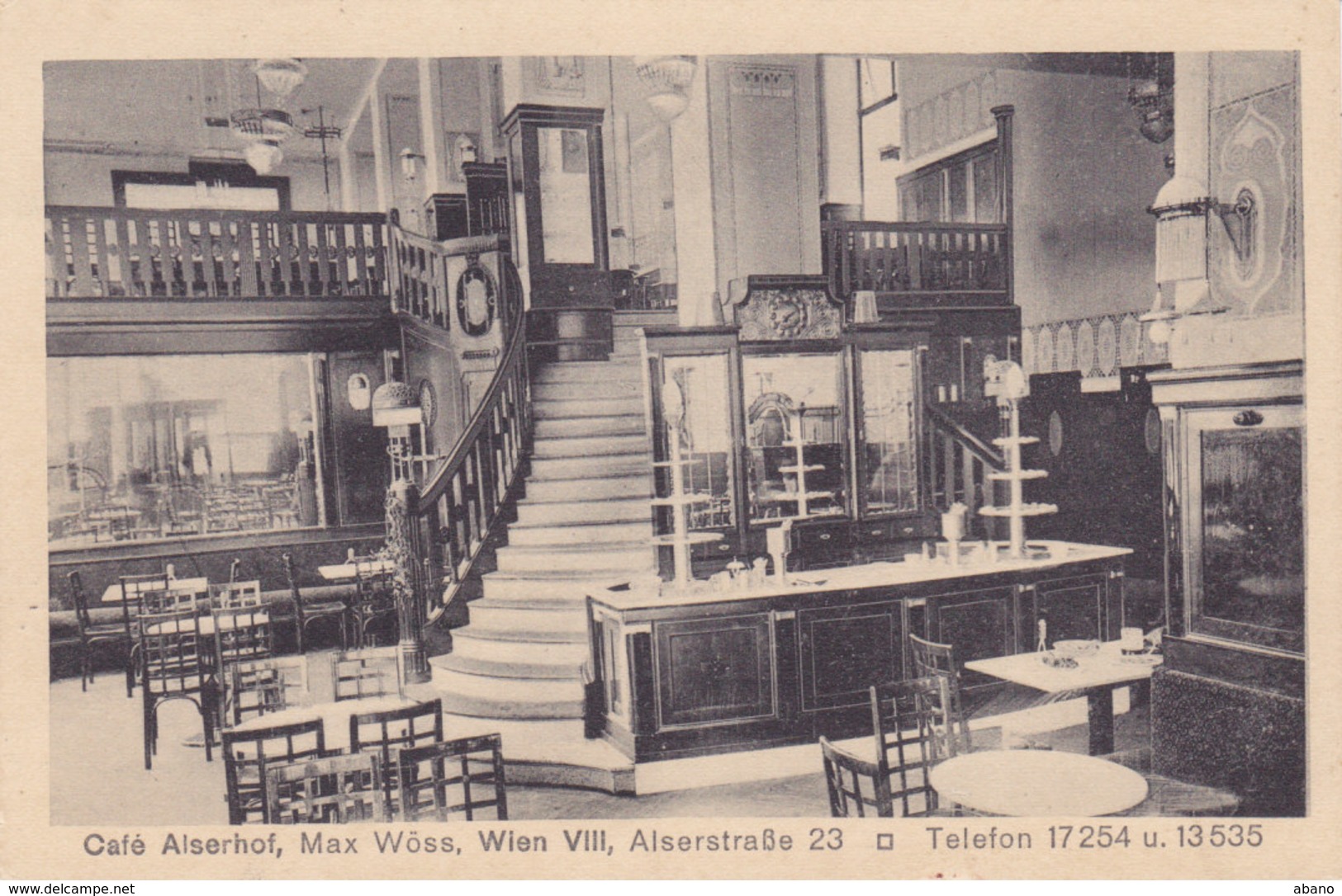 Wien 8., Alserstraße 23 - Cafe Alserhof 1913 !!! - Altri & Non Classificati