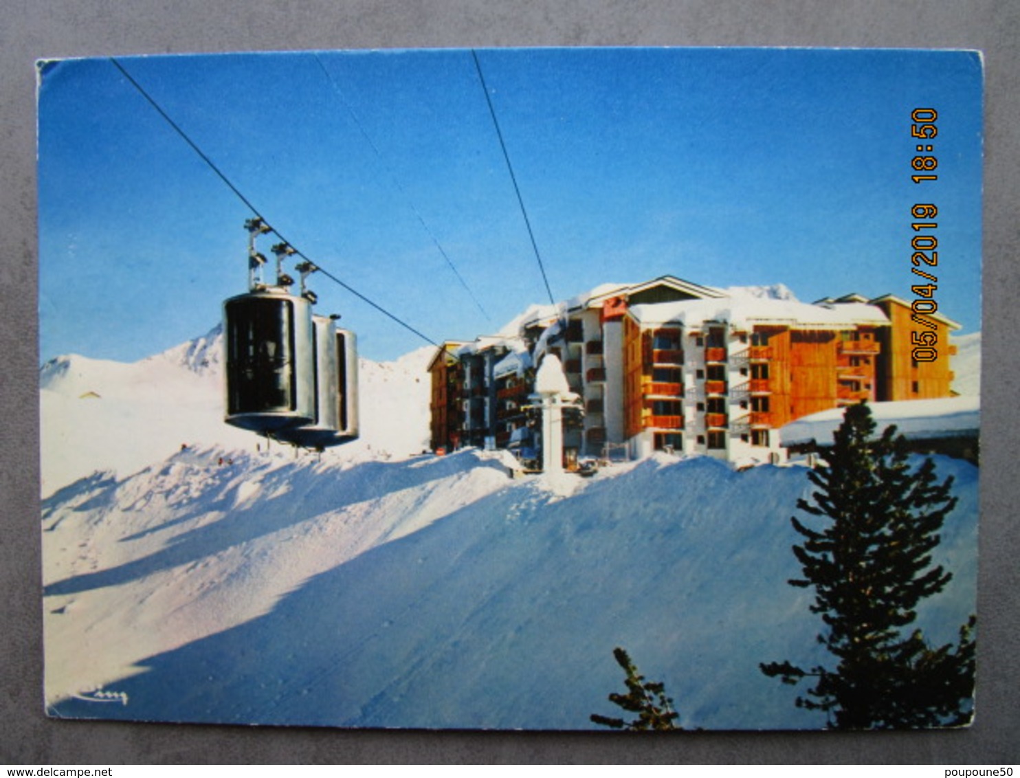 CP 73 LA PLAGNE  Vers Aime  - Plagne Villages 1981 - Autres & Non Classés