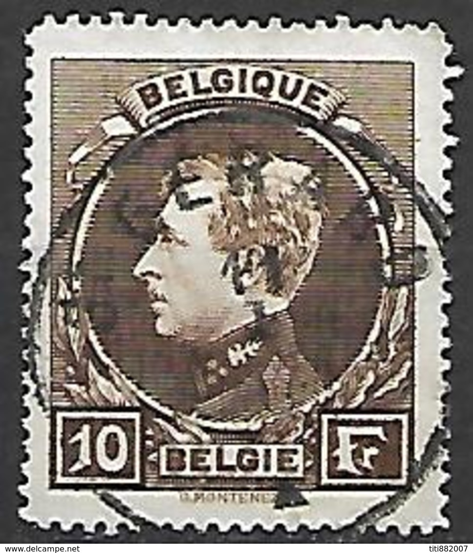 BELGIQUE     -    1929.   Y&T N° 289 Oblitéré. - 1929-1941 Big Montenez