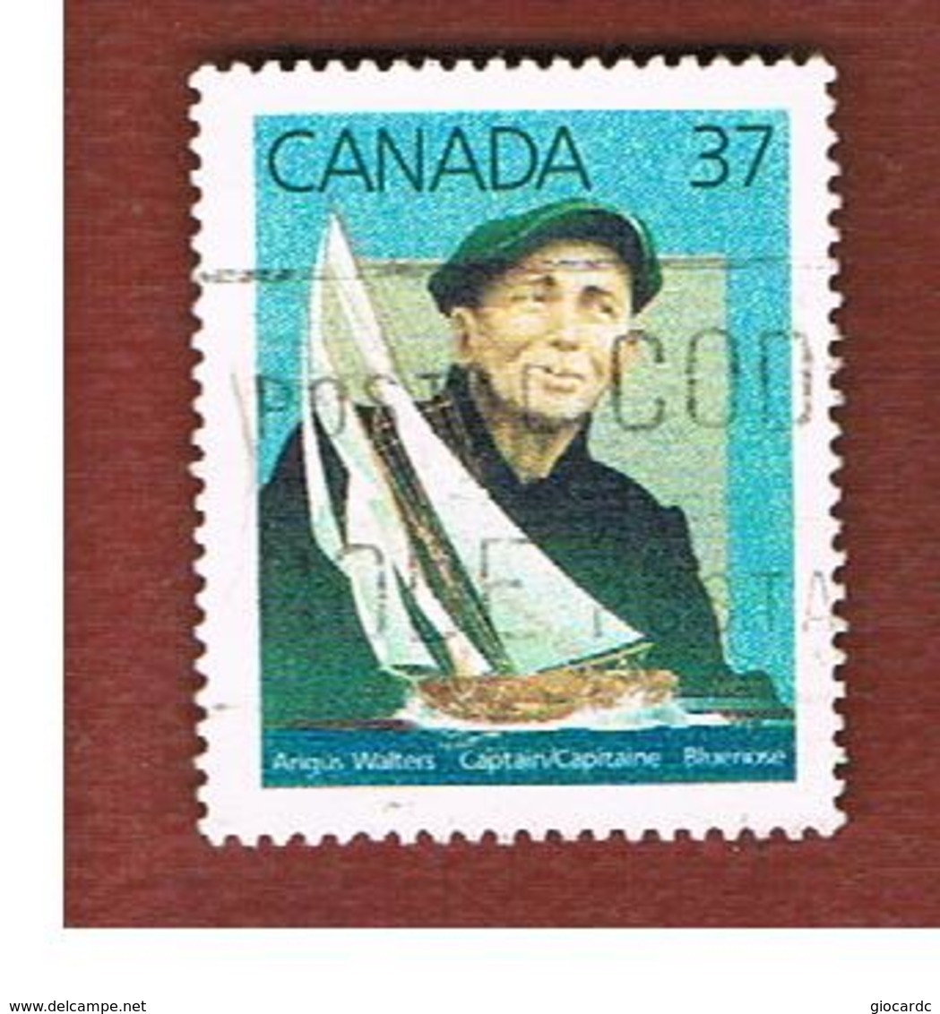 CANADA - SG 1314   - 1988   ANGUS WALTERS, SAILOR            -   USED - Usati