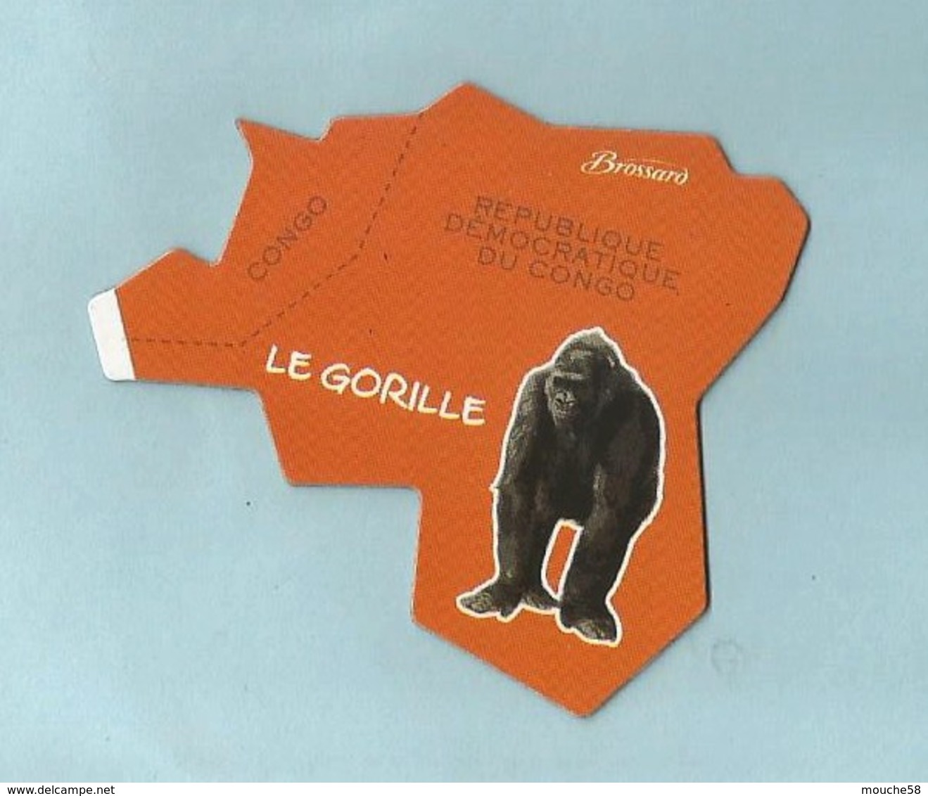 Magnet Brossard Collection Afrique Le GORILLE - Animaux & Faune