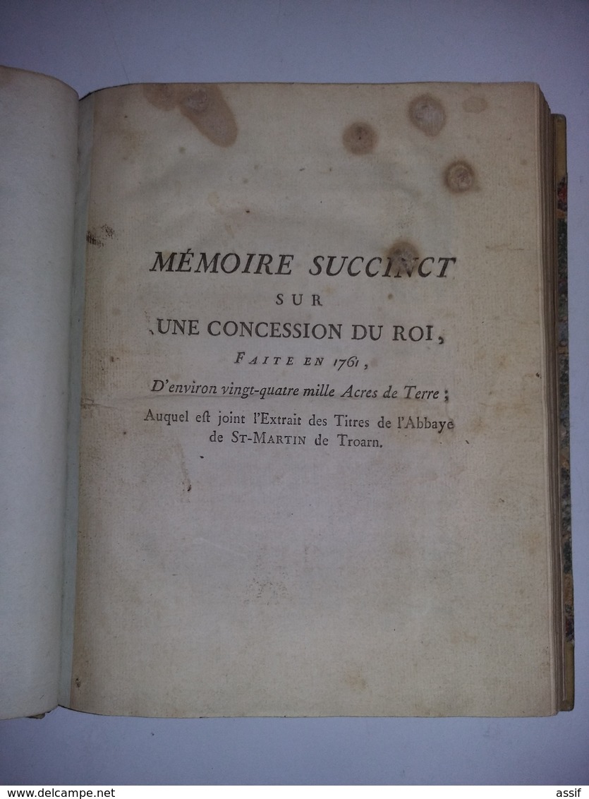 MARAIS De Troarn , Bavent  -  Petiville  - Robehomme  RELIURE  Env. 22 Imprimés  Et Manuscrits 18è Propriété Usages - 1701-1800