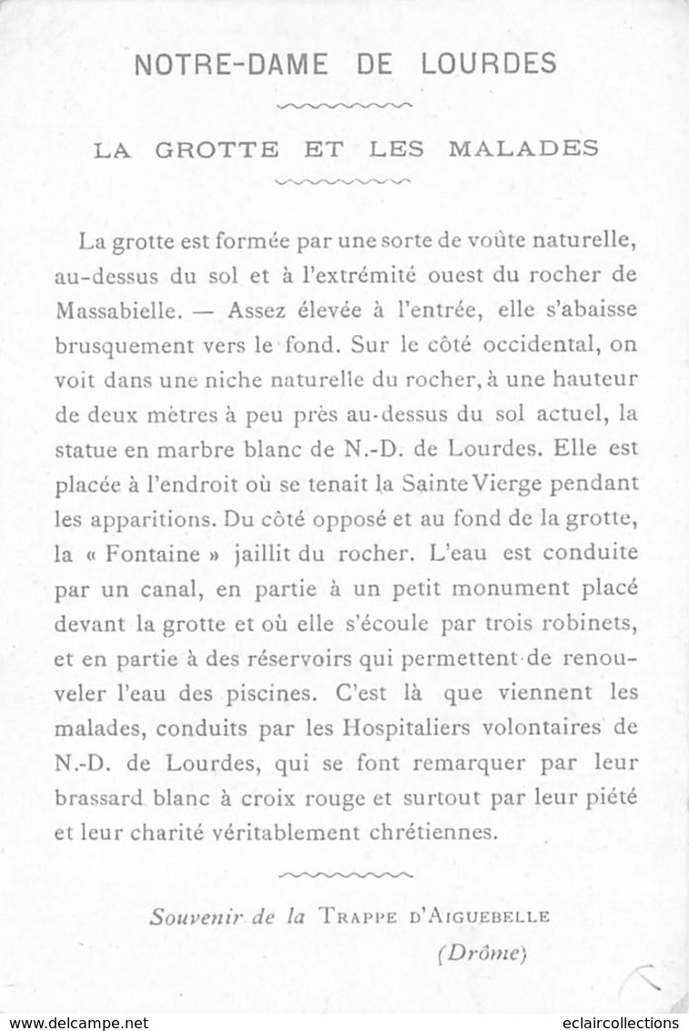 Image     26    N.D De Lourdes.La Grotte Trappe D'Aiguebelle     (Voir Scan) - Autres & Non Classés