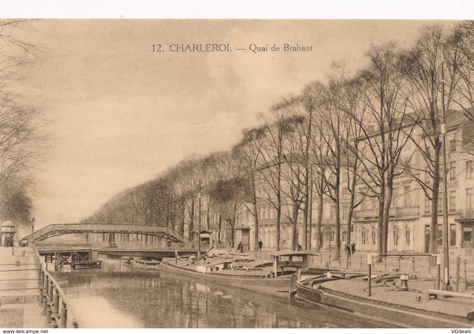 CPA - Belgique -  Charleroi - Quai De Brabant - Charleroi