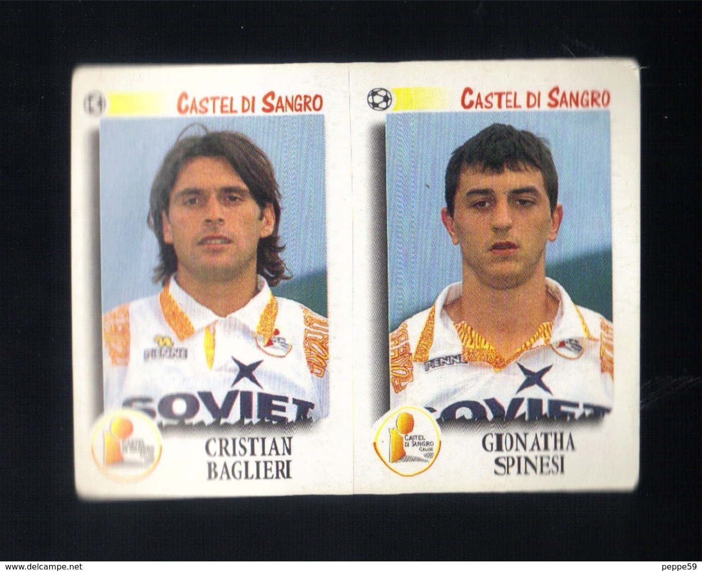 Figurina Calciatori Italiani Panini 1997-1998 - Castel Di Sangro - N.445   - Football - Soccer - Socker - Fussball - Fut - Edizione Italiana