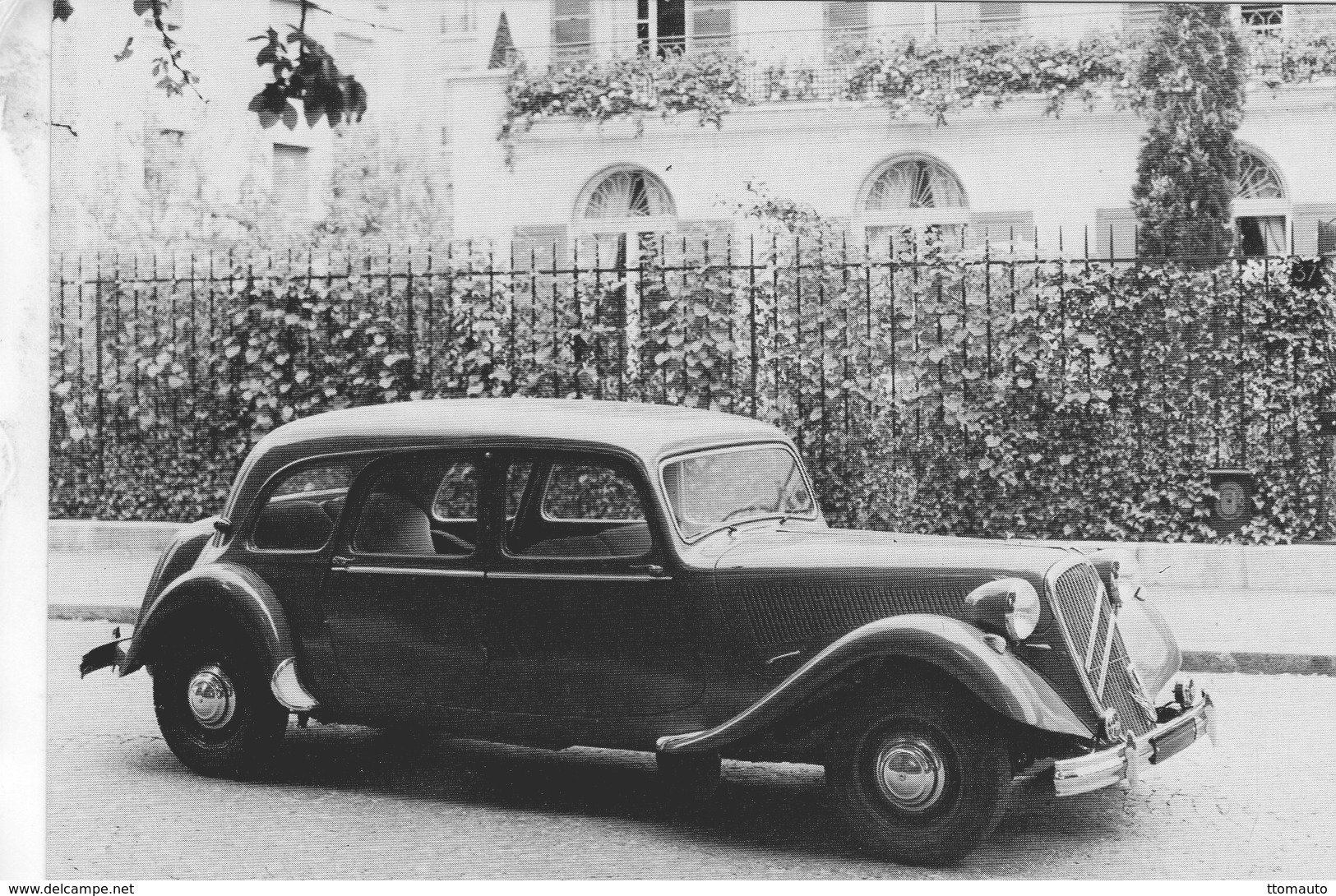 Traction Avant  - Citroen 15   6 Cylindres Familiale   1954  -  Carte Postale - PKW