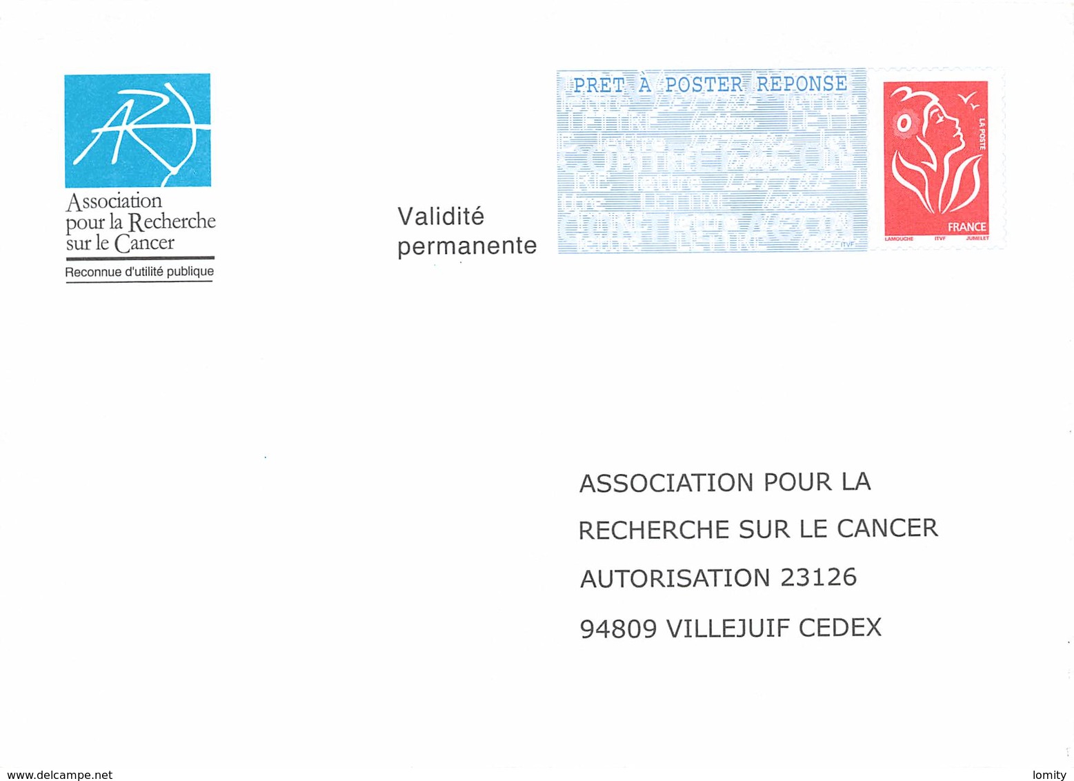 entier postal neuf lot de 5 enveloppes différentes reponse handicap international apprentis auteuil arc