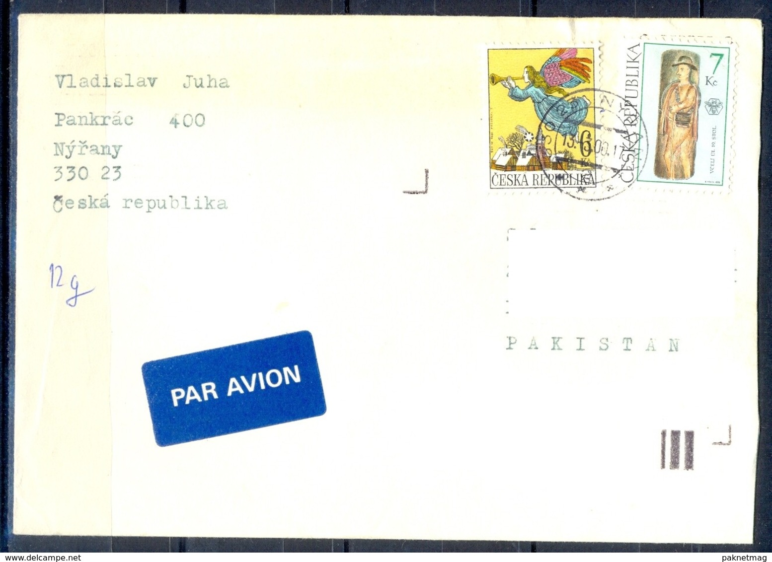 K603- Postal Used Cover. Posted From Czech Republic To Pakistan. Plants. Tree, - Other & Unclassified