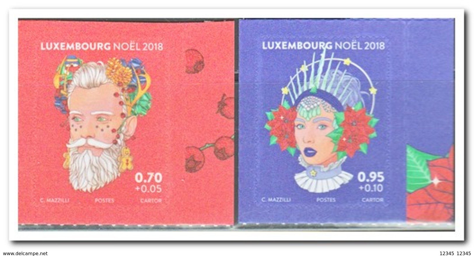 Luxemburg 2018, Postfris MNH, Christmas - Ongebruikt