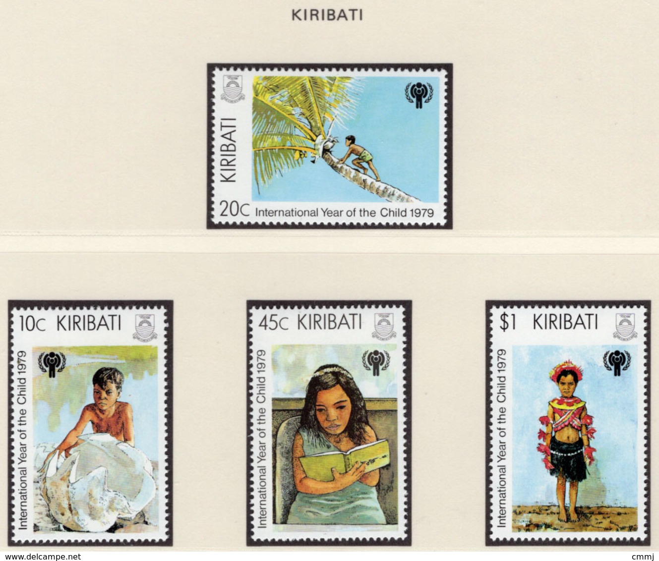 YEAR INTERN. OF CHILD - KIRIBATI - Mi. Nr.  342-345 - NH - (6532-1/3.) - Kiribati (1979-...)