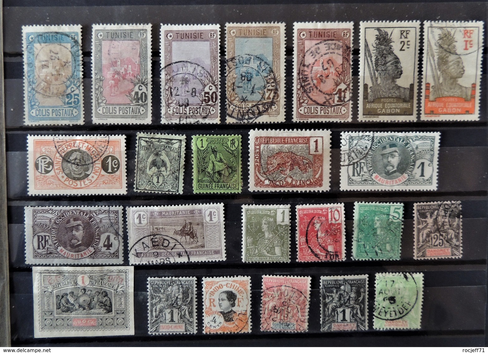 Collection De Colonies Francaises Avant Indépendance  -  4 Scans - Collections (sans Albums)