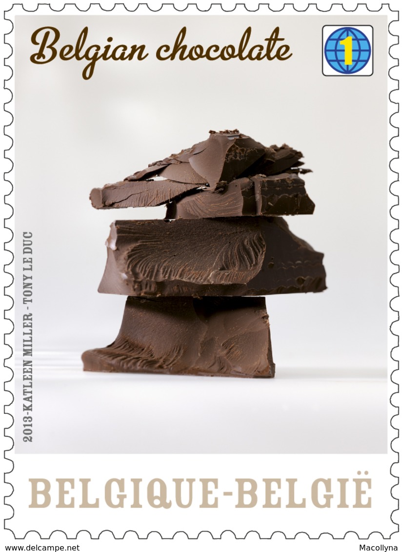 Blok 206**Chocolade** Feuille 4315/19** Bloc Chocolat MNH - Perfect Sheet Belgium 2013 - 1961-2001