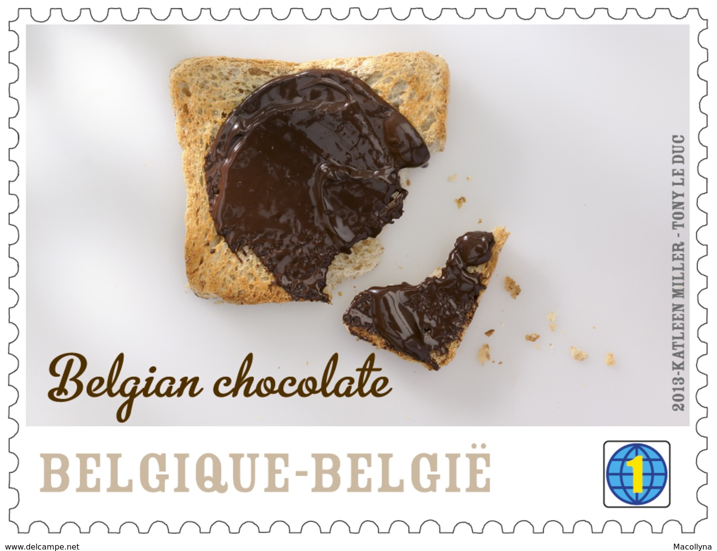 Blok 206**Chocolade** Feuille 4315/19** Bloc Chocolat MNH - Perfect Sheet Belgium 2013 - 1961-2001