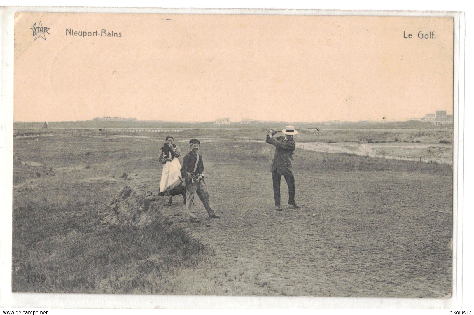 Le Golf- Nieuport-Bains, No 1039,De Graeve,Gané - Golf