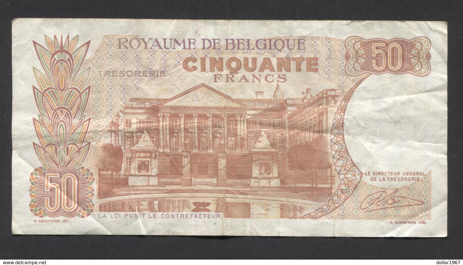 België 50 Frank 14-5- 1966 -NO: 1504 E 9661 - 50 Francs