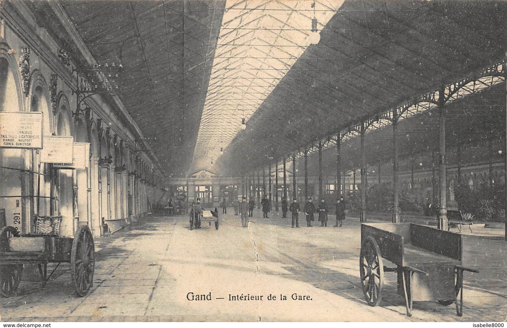 Gent Gand  Binnenzicht In Het Station  Intérieur De La Gare      I 6075 - Gent