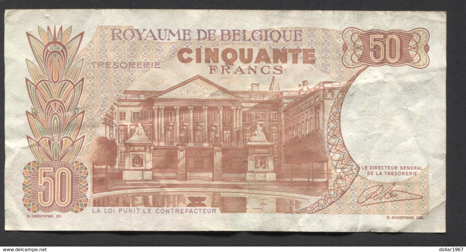 België 50 Frank 14-5- 1966 -NO: 1511 Y 9820 - 50 Francs