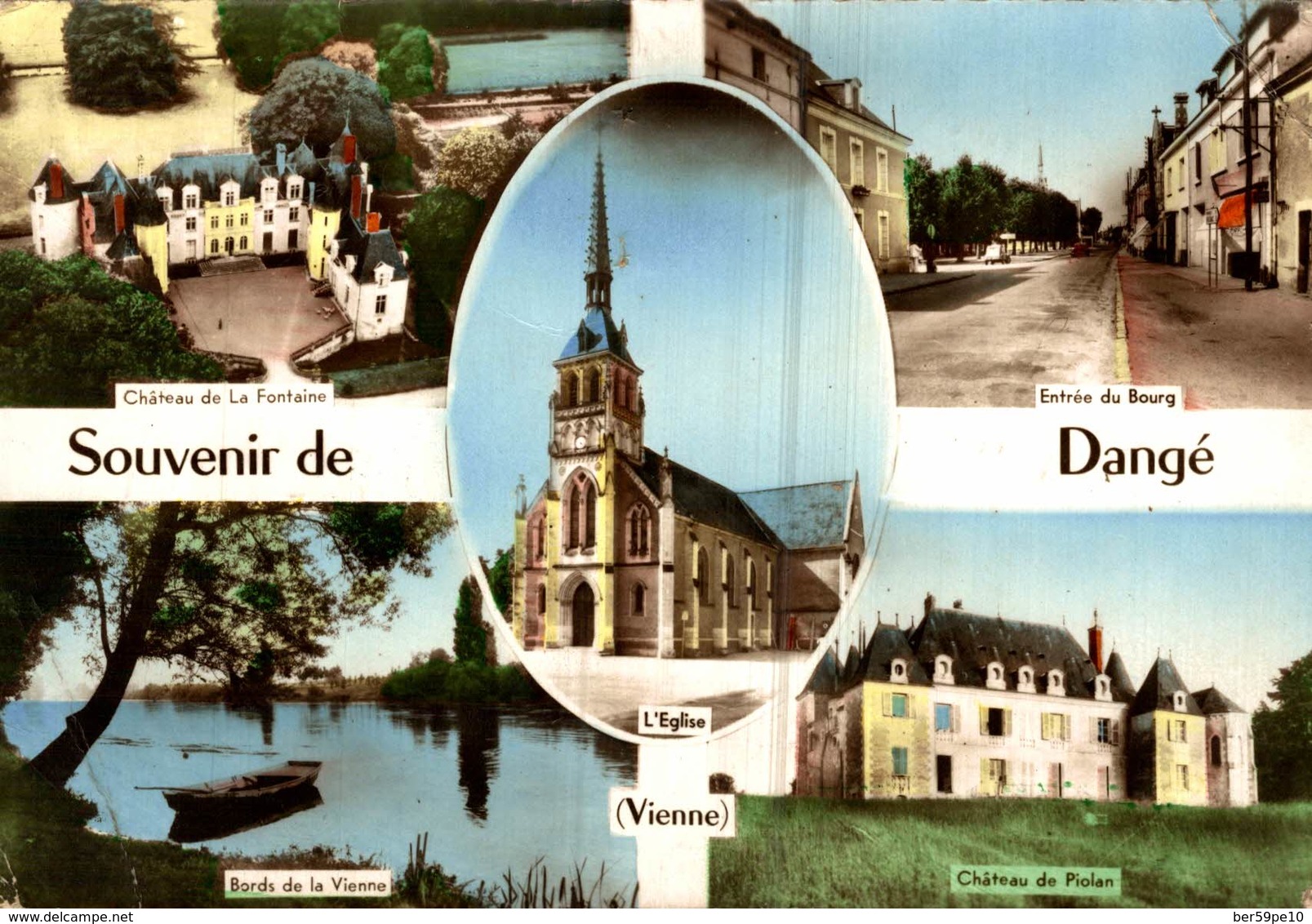 86 SOUVENIR DE DANGE  MULTI-VUES - Dange Saint Romain