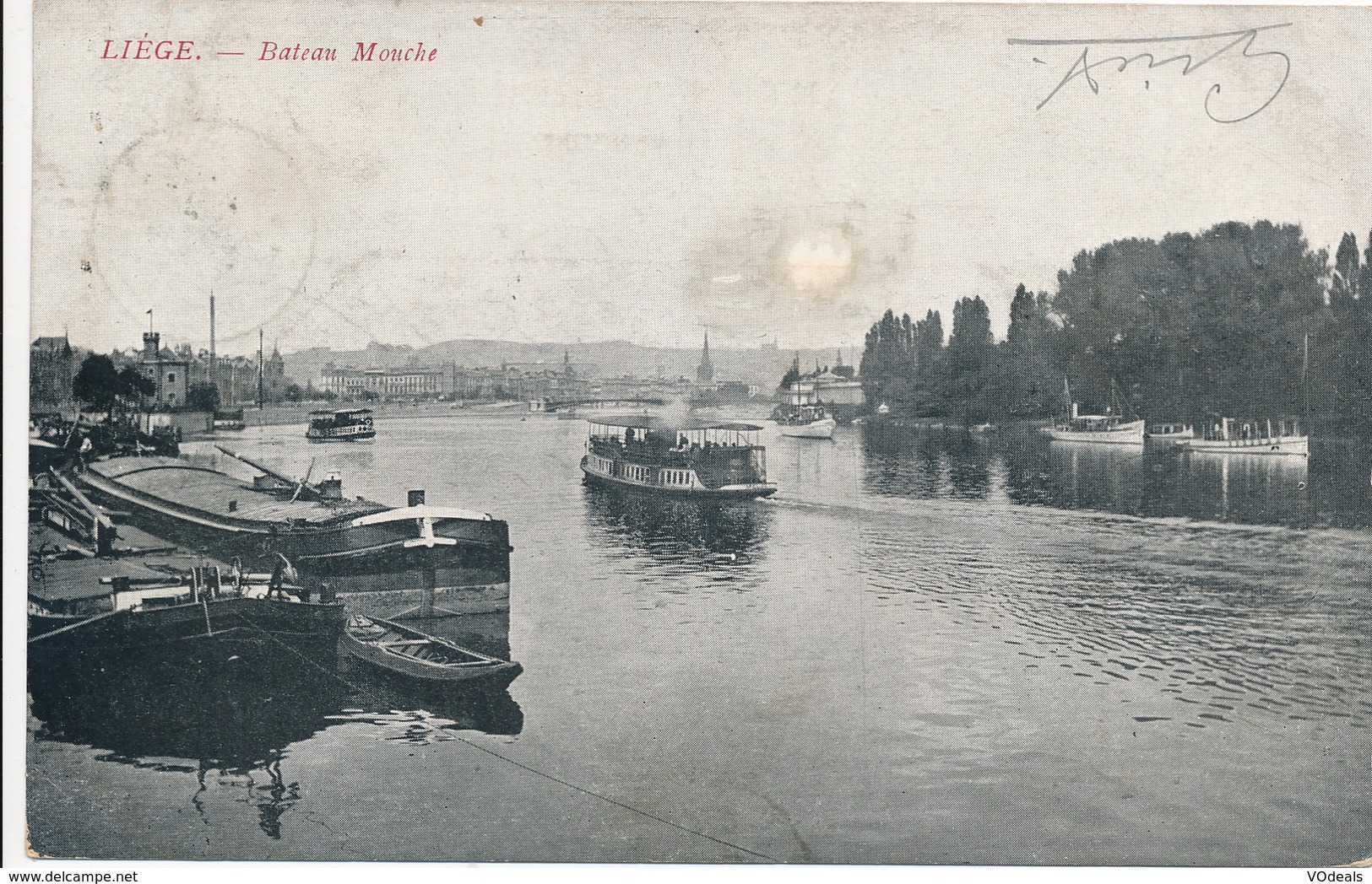 CPA - Belgique - Liège - Bateau Mouche - Liège