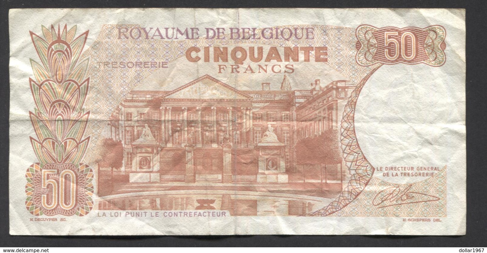 België 50 Frank 14-5- 1966 -NO: 1530 H 9679 - 50 Francs