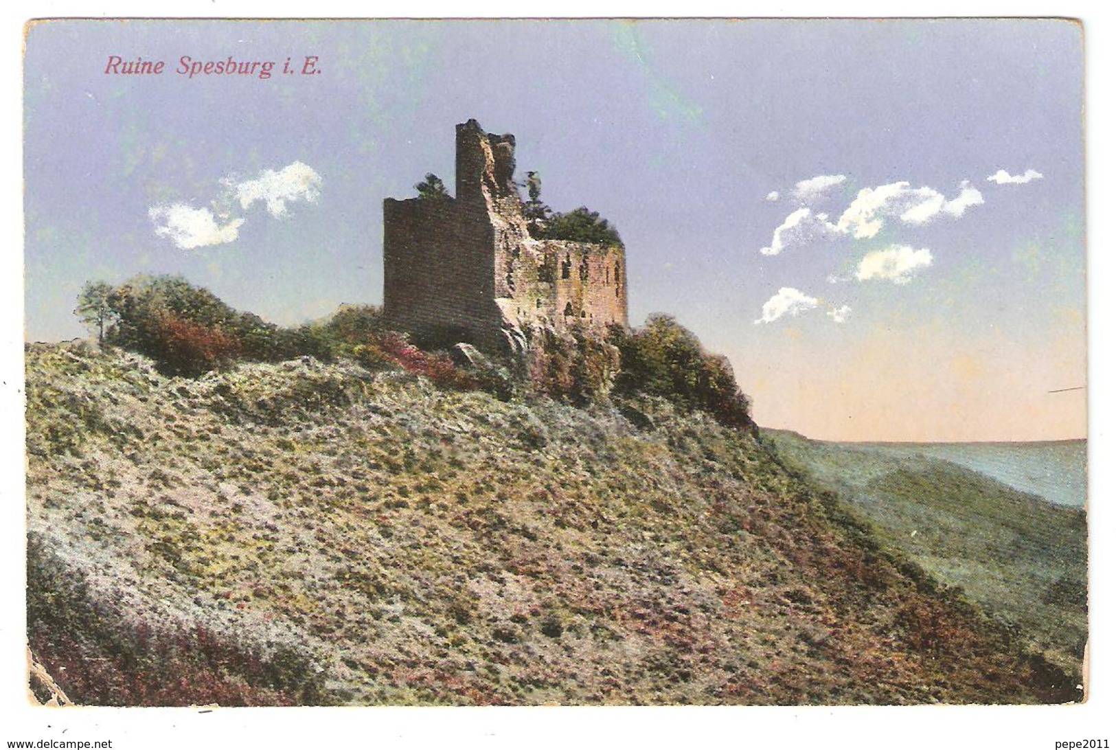 CPA 67  Elsass, Alsace, SPESBURG Ruine - Ecoles