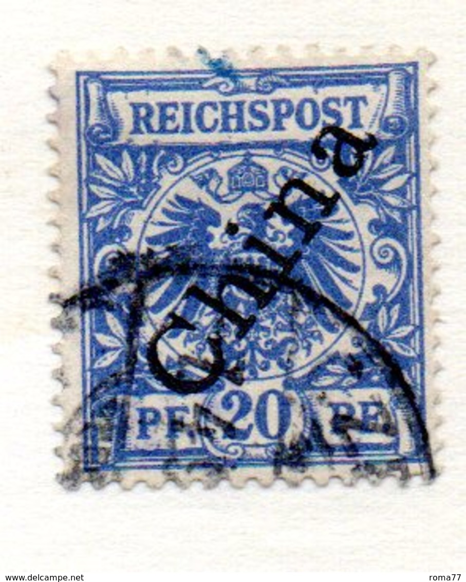 APR55 - CINA Uffici Tedeschi 1897 , Yvert N. 4  Usato - Cina (uffici)