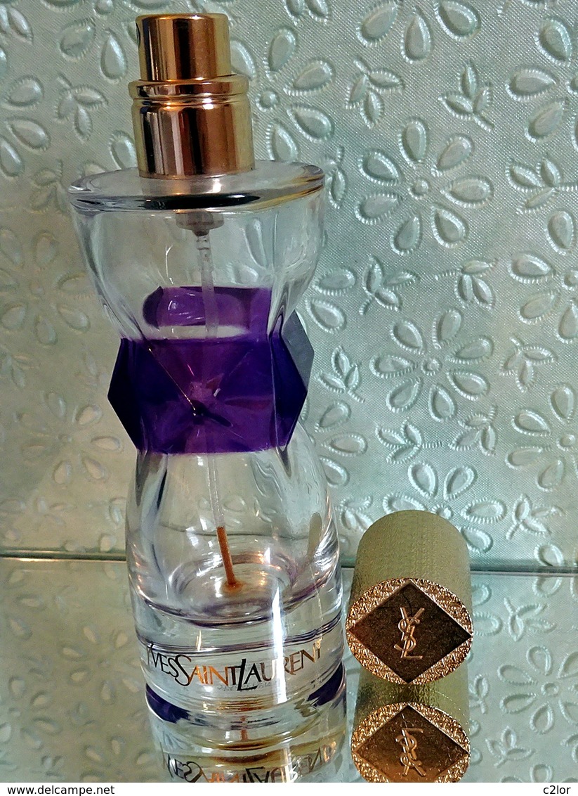 Flacon De Parfum Vaporisateur "MANIFESTO"  D'YVES ST LAURENT Eau De Parfum 30 Ml VIDE/EMPT Pour Collection Ou Décoration - Flakons (leer)