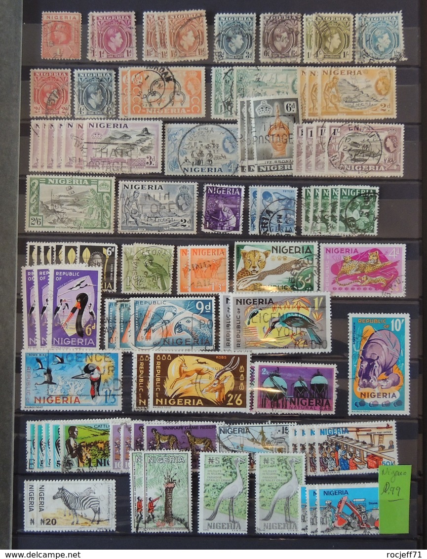 Nigeria  - Stamps Collection - Collections (without Album)