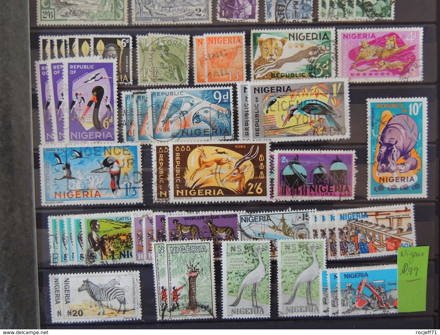 Nigeria  - Stamps Collection - Collections (without Album)