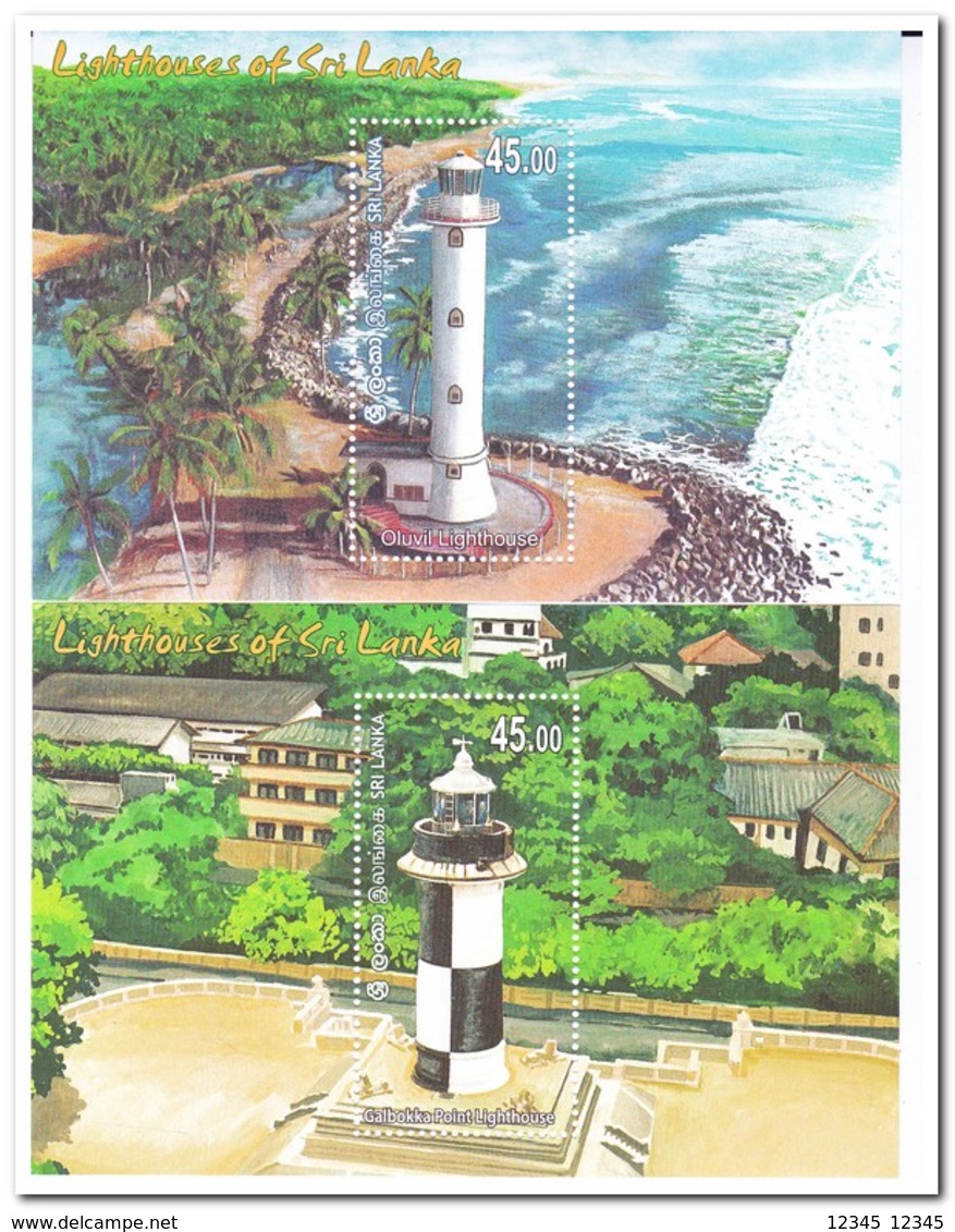 Sri Lanka 2018, Postfris MNH, Lighthouses - Sri Lanka (Ceylon) (1948-...)