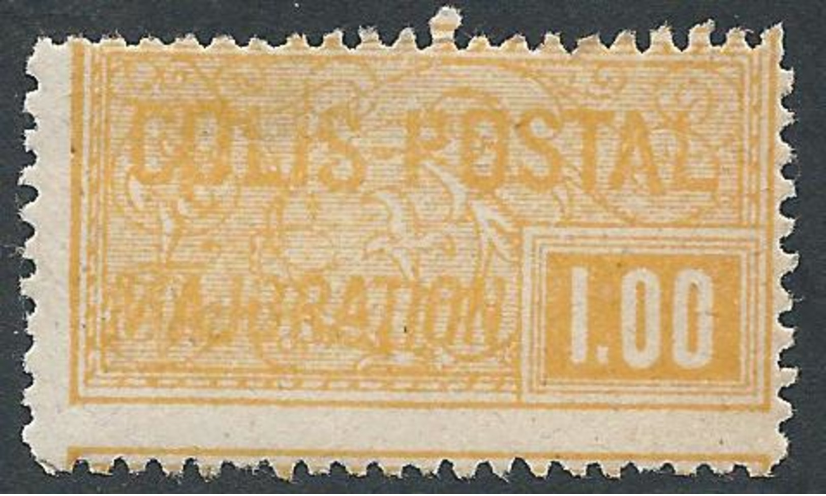 FRANCE - 1918-20 - Colis Postaux - Y.T. N°22 - 1 F. Jaune-orange - Dentelé - Neuf** - TTB - Mint/Hinged