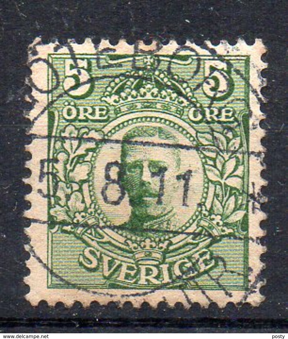 SUEDE - SWEDEN - SVERIGE - 1910 - GUSTAVE V. - GUSTAV V. - 5 ORE - Oblitéré - Used - - Oblitérés