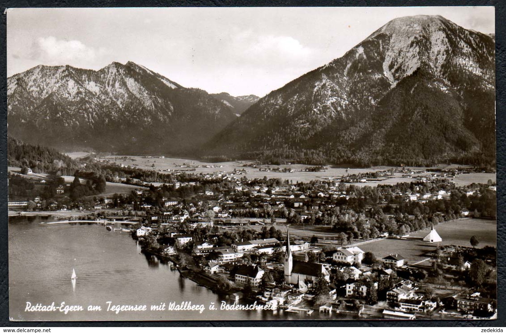 2099 - Rottach Egern Am Tegernsee Mit Wallberg Und Bodenschneid - Schöning - Luftbild Fliegeraufnahme - Miesbach