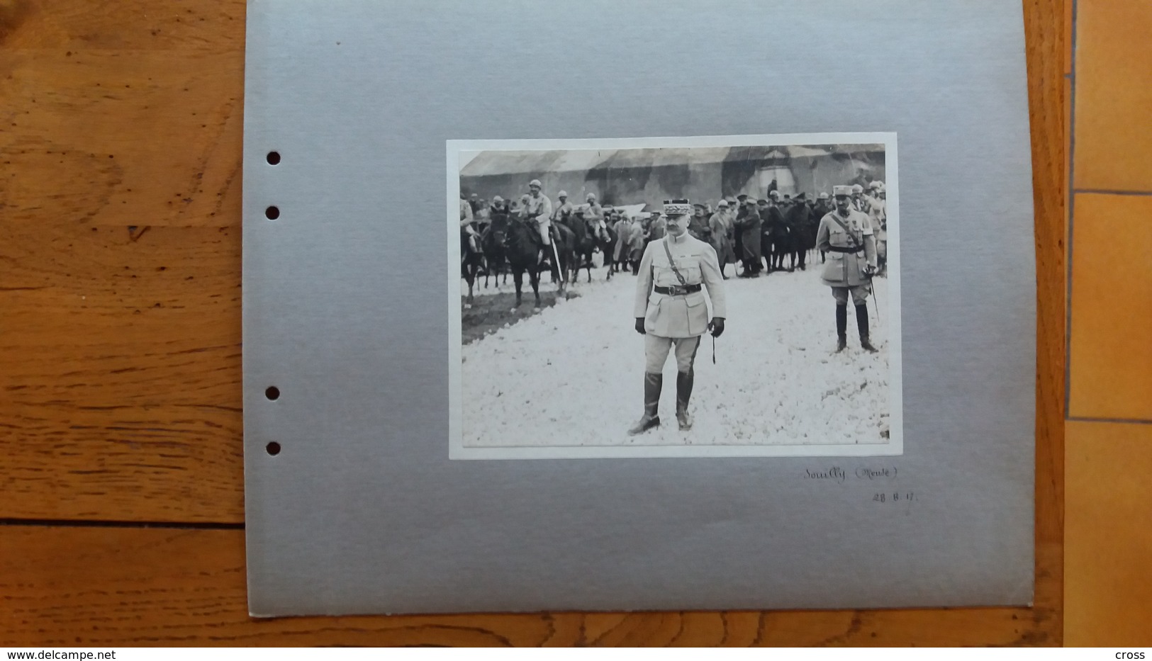 SOUILLY MEUSE PHOTO MILITAIRE AVIATION SEPTEMBRE 1917 - Guerre, Militaire