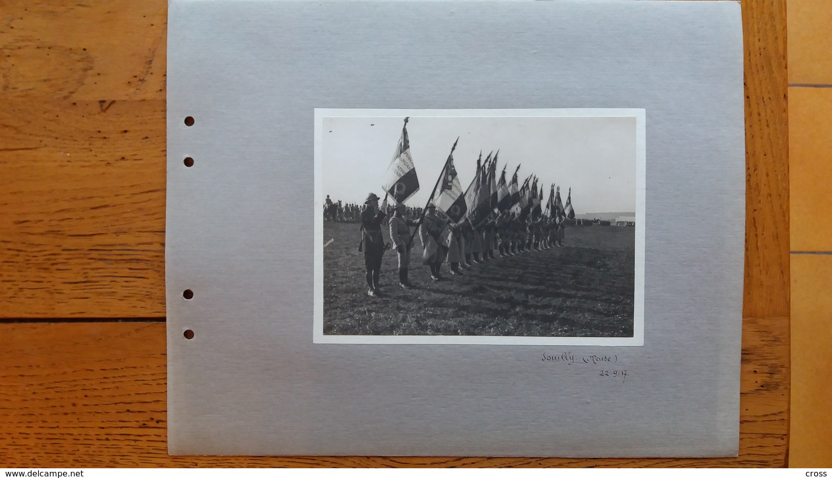 SOUILLY MEUSE PHOTO MILITAIRE AVIATION SEPTEMBRE 1917 - Guerre, Militaire
