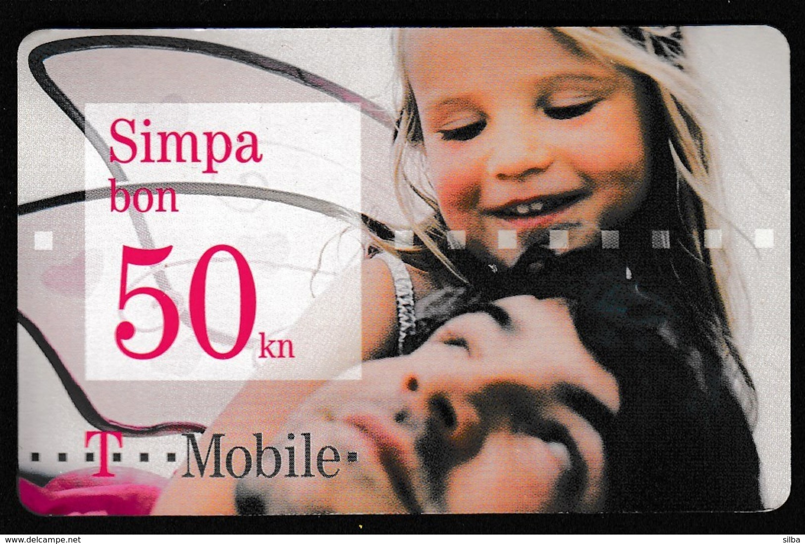 Croatia 2010 / T Mobile / Pre Paid Phone Voucher / Used Simpa Bon 50 Kn - Croatia