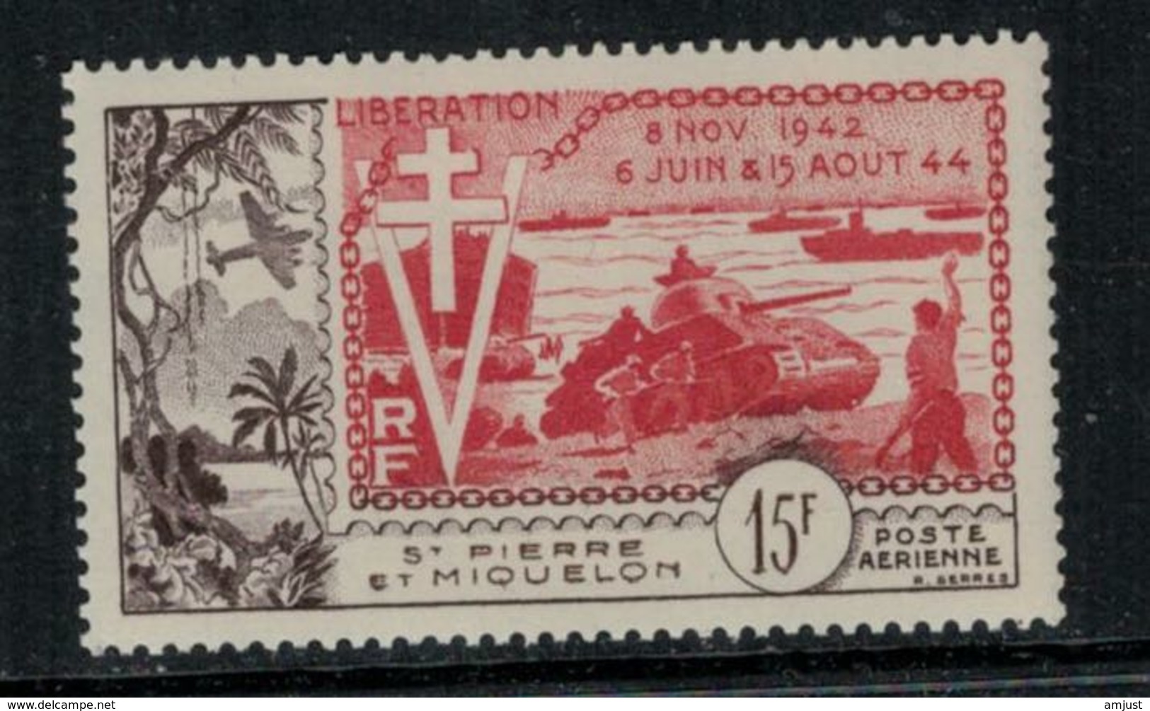 St.Pierre Et Miquelon // 1954 //  Poste Aérienne No.22 Y&T  Timbres Neufs ** MNH (sans Charnière) - Neufs