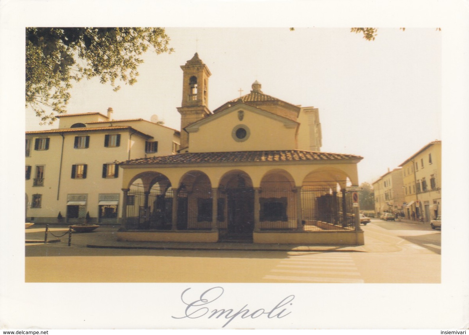 Italia Formato Grande:Cartolina EMPOLI - Santuario Della Madonna Del Pozzo . Viaggiata . - Empoli