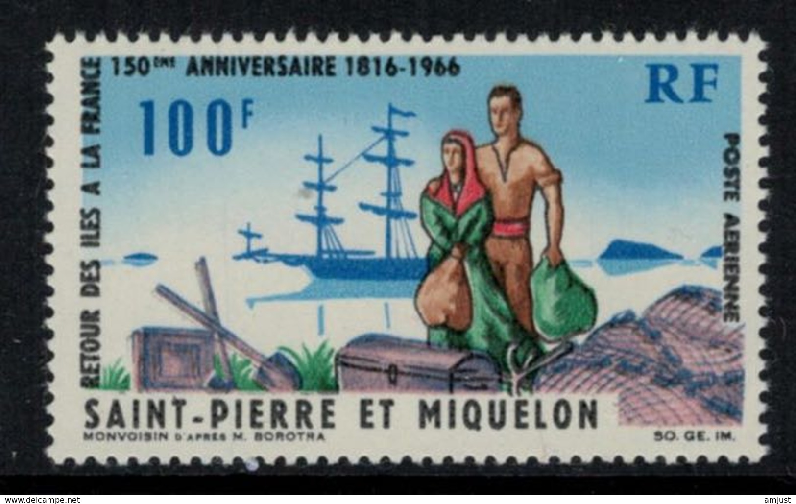 St.Pierre Et Miquelon // 1966 //  Poste Aérienne No.36 Y&T  Timbres Neufs ** MNH (sans Charnière) - Nuevos