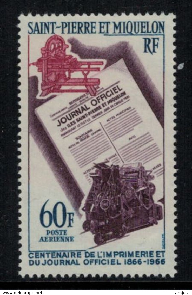 St.Pierre Et Miquelon // 1966 //  Poste Aérienne No.37 Y&T  Timbres Neufs ** MNH (sans Charnière) - Neufs