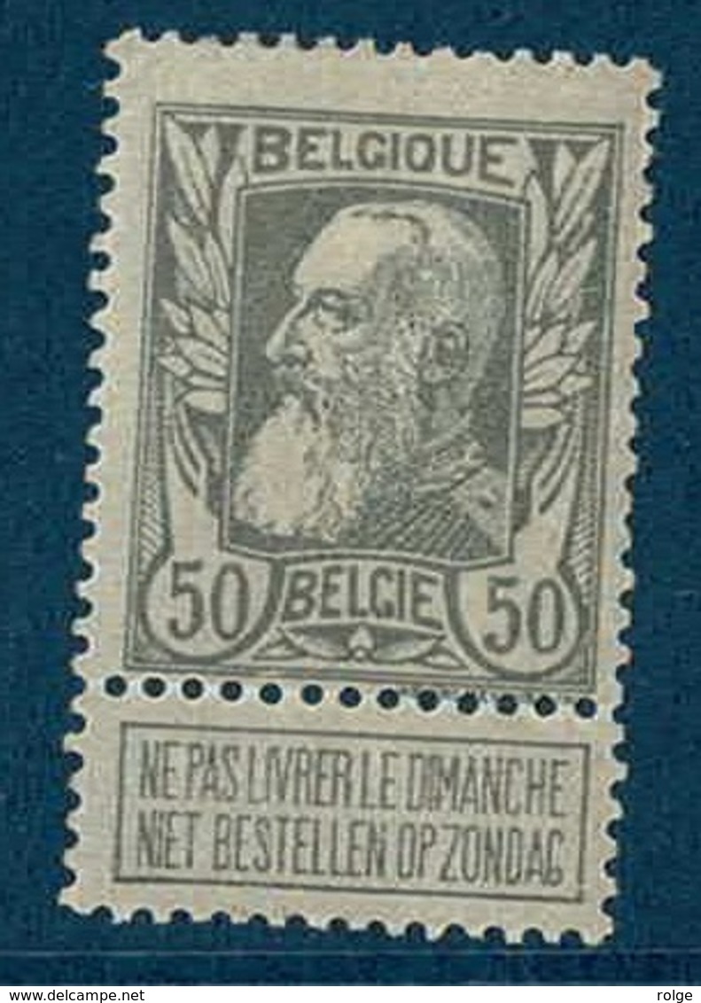 MW-1892  OCB  78 * - 1905 Grosse Barbe