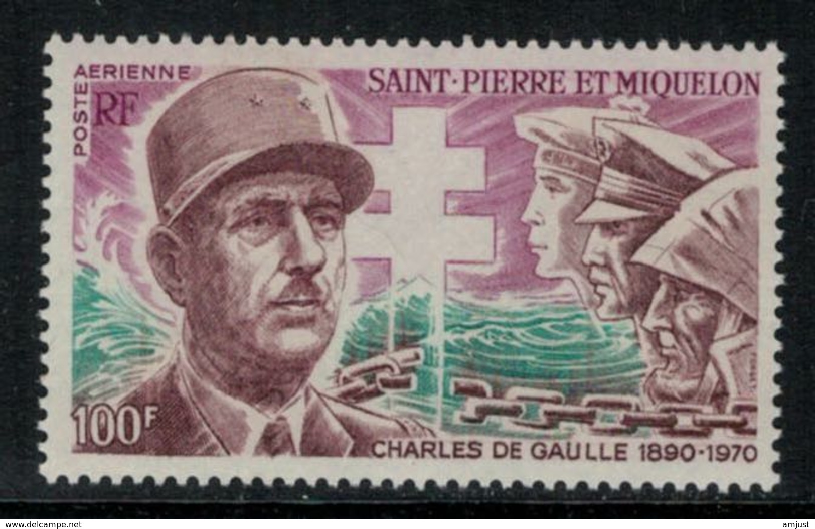 St.Pierre Et Miquelon // 1972 //  Poste Aérienne No.53 Y&T  Timbres Neufs ** MNH (sans Charnière) - Neufs