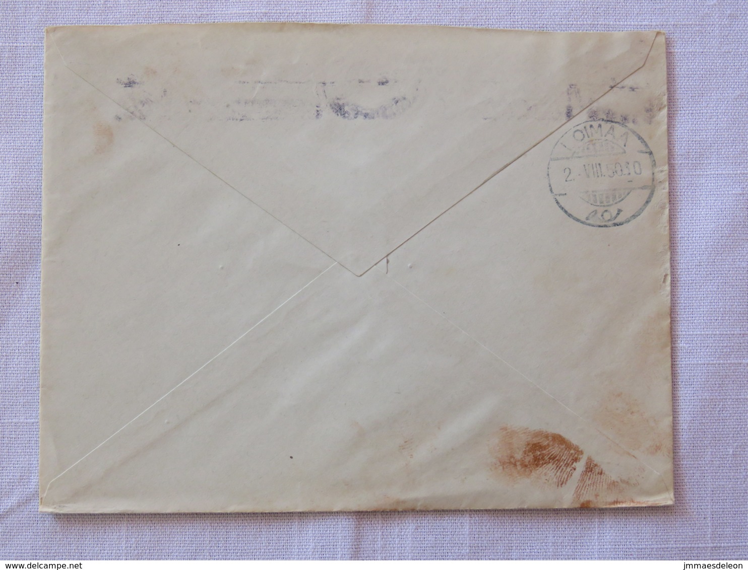 Finland 1950 Cover Helsinki To Loimaa - Lion - Covers & Documents