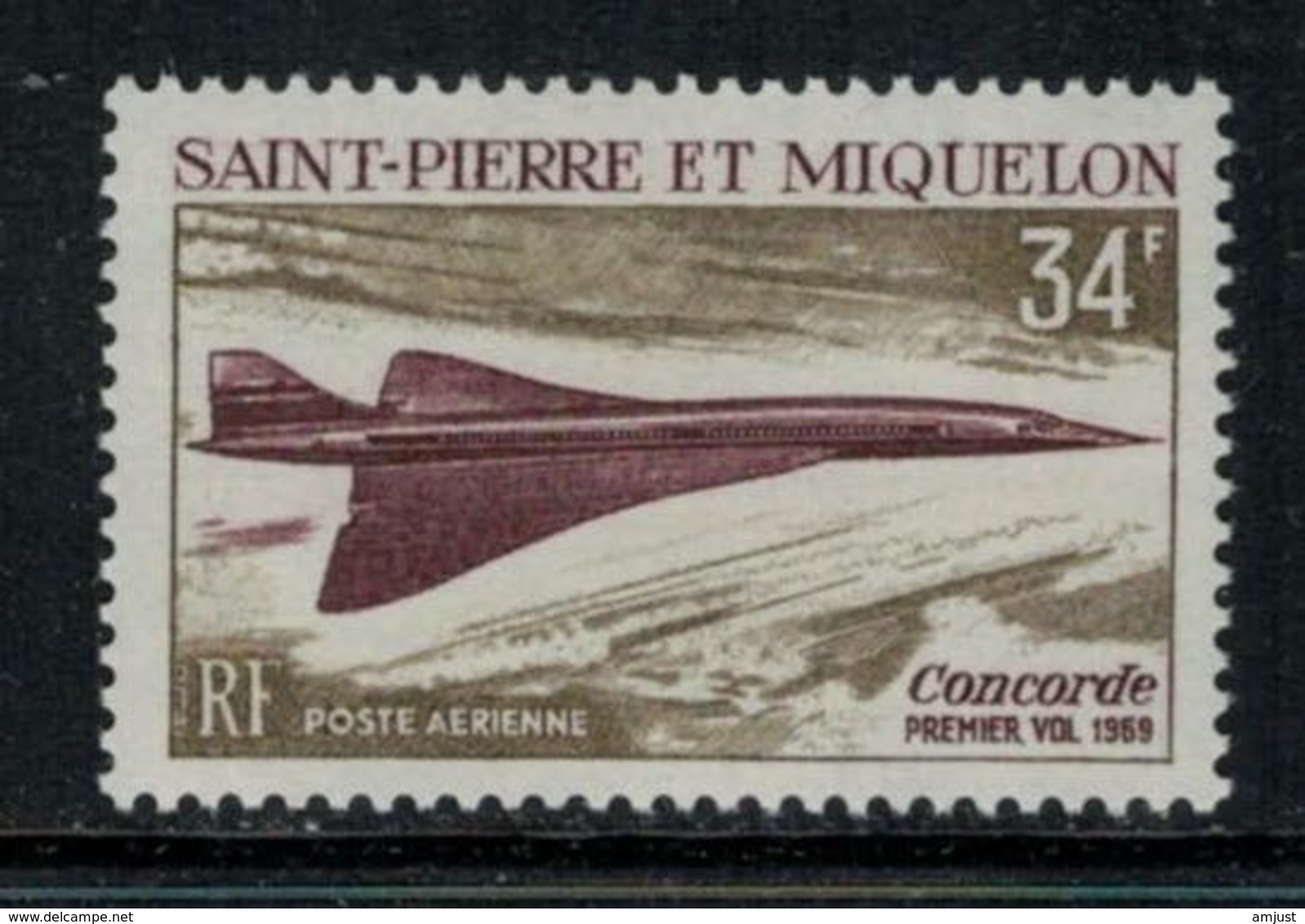 St.Pierre Et Miquelon // 1969 //  Poste Aérienne No.43 Y&T  Timbres Neufs ** MNH (sans Charnière) - Neufs