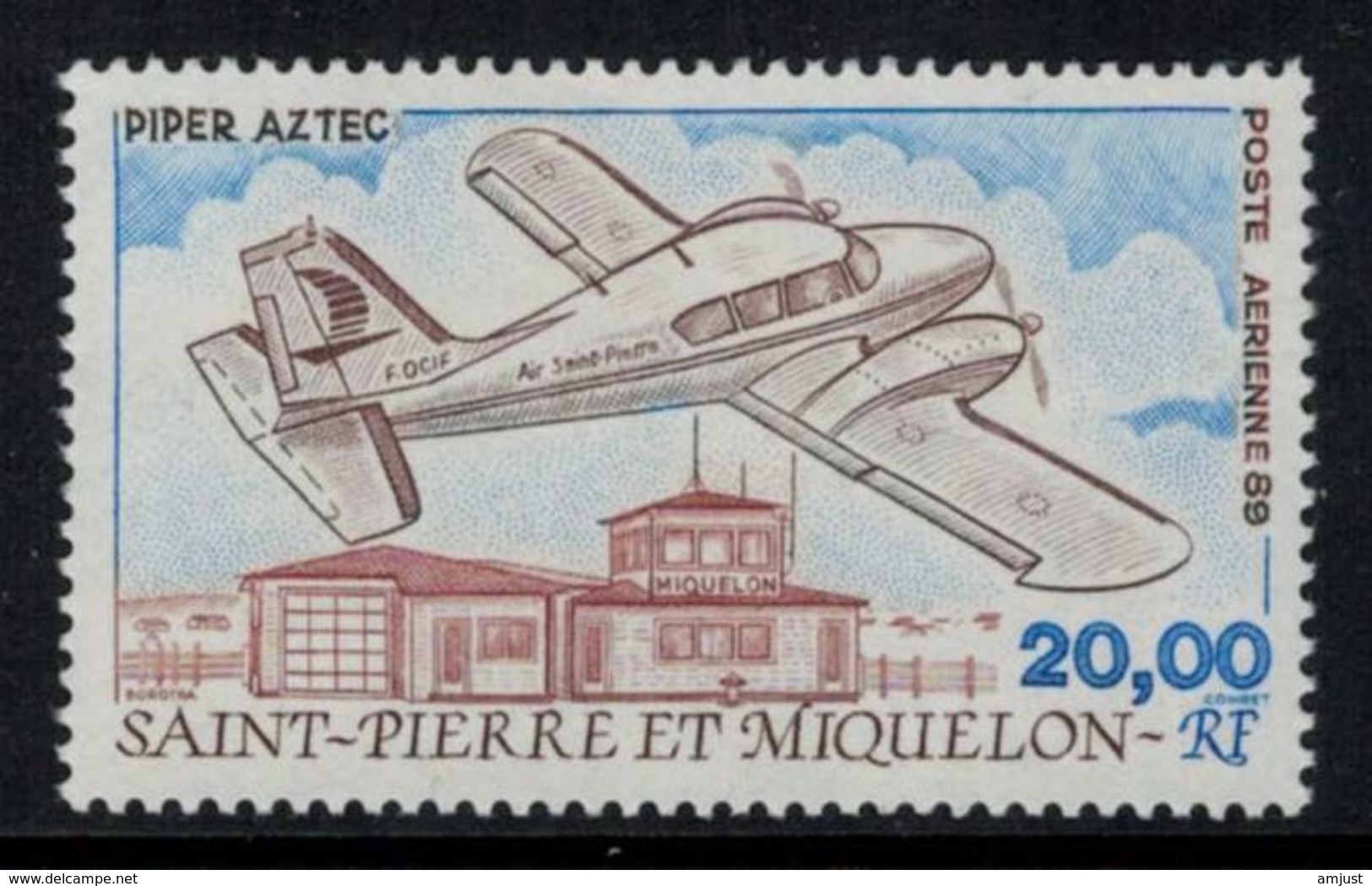 St.Pierre Et Miquelon // 1989 //  Poste Aérienne No.68 Y&T  Timbres Neufs ** MNH (sans Charnière) - Neufs