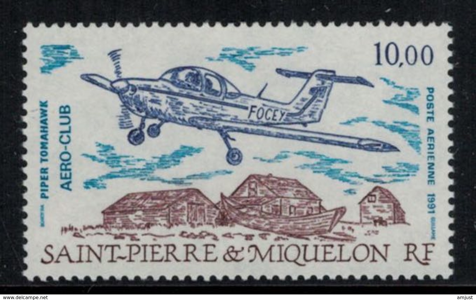 St.Pierre Et Miquelon // 1991 //  Poste Aérienne No.70 Y&T  Timbres Neufs ** MNH (sans Charnière) - Neufs