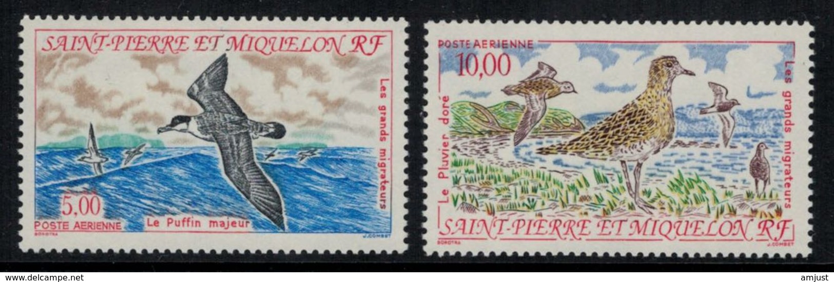 St.Pierre Et Miquelon // 1993 //  Poste Aérienne No.72-73 Y&T  Timbres Neufs ** MNH (sans Charnière) - Neufs