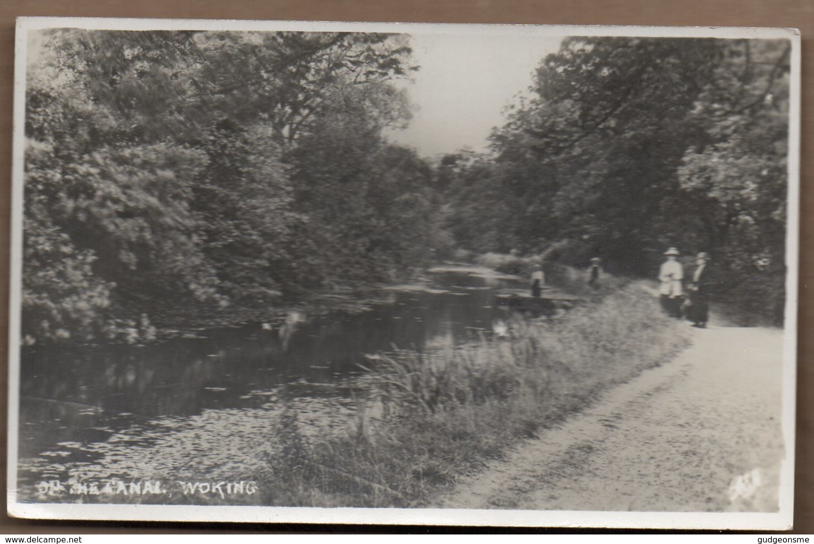 Woking The Canal Posted 1941 - Surrey