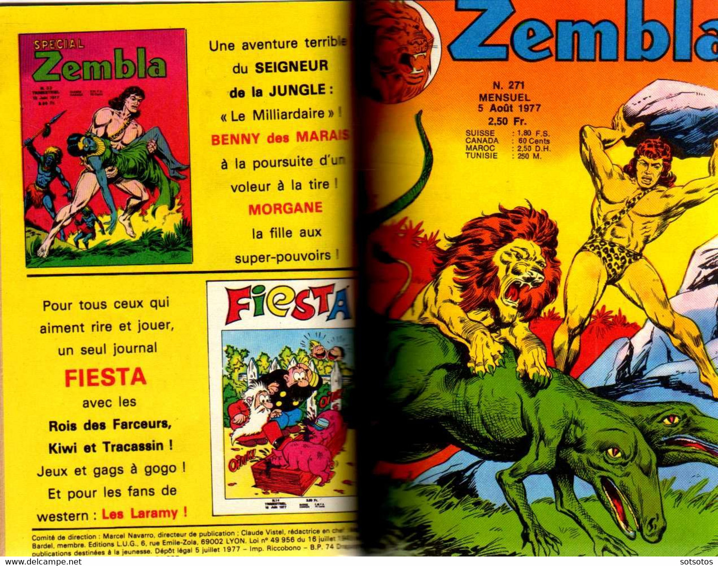 ZEMBLA  Album  #61 (1977) - Excellent étât (neuf) - Zembla