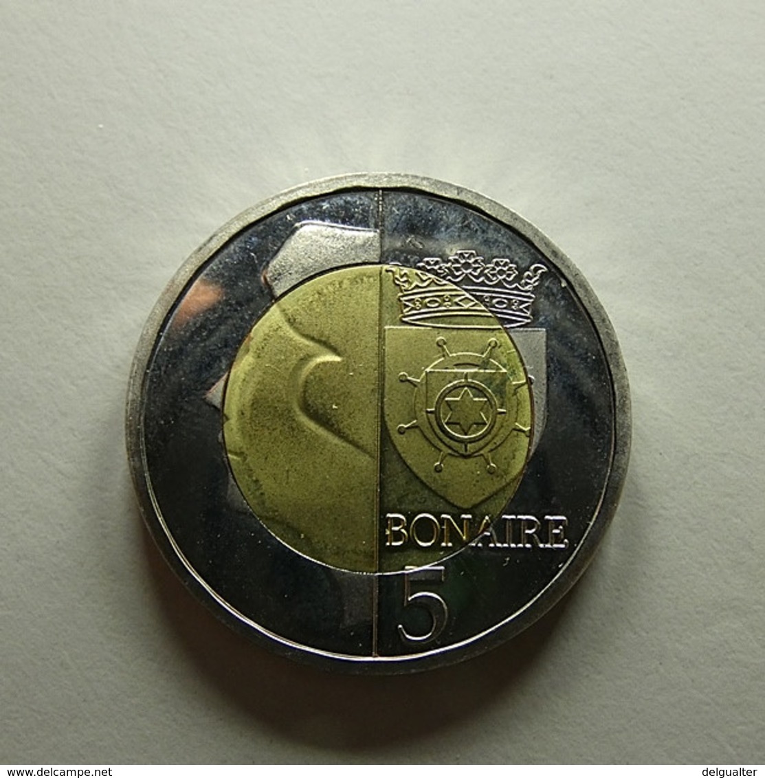 Bonaire Coin Or Token 5 Dollar 2012 - Autres – Amérique